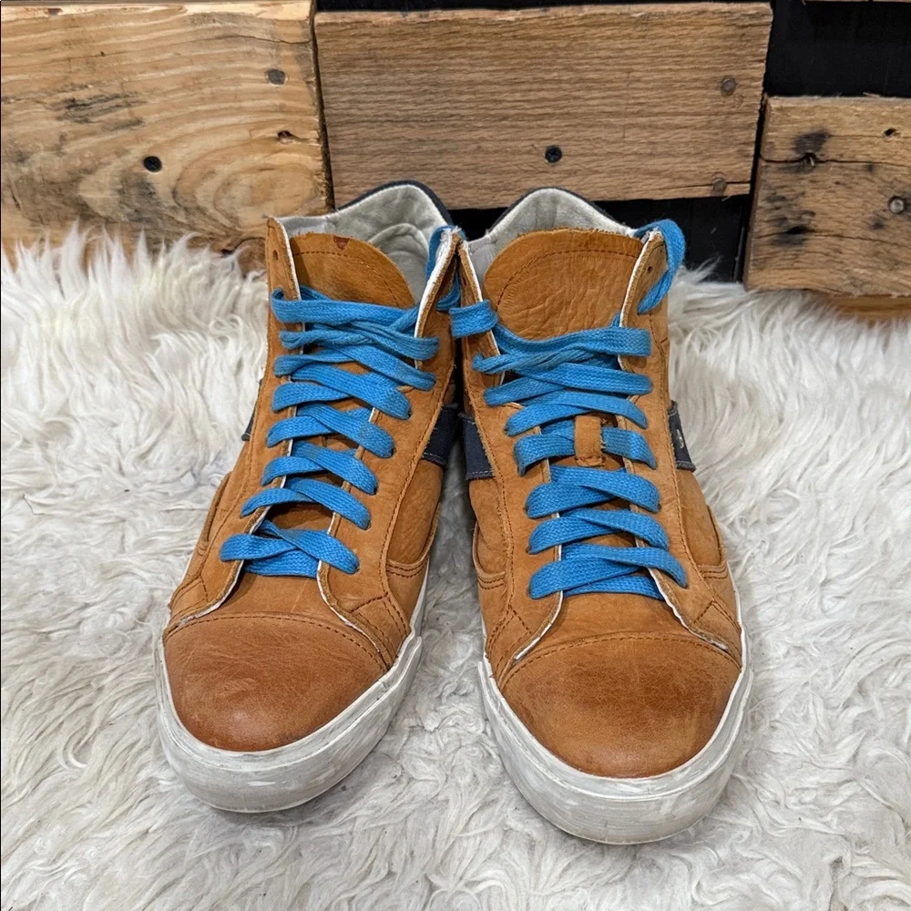 Mens Timberland EK Glastenbury Chukka 9607A Tan Casual‎ Hi Top Leather Trainers